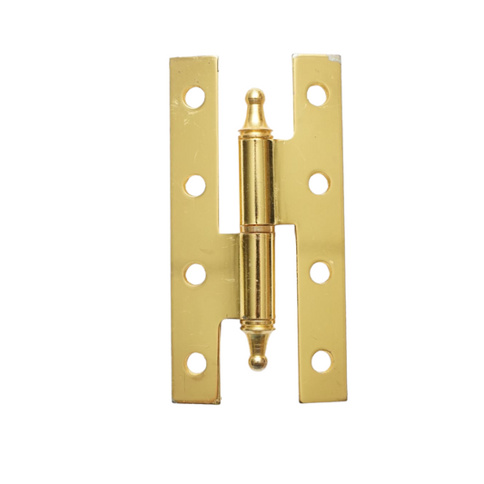 2 db bronz ajtópánt készlet, jobbra 95x55x2,5mm