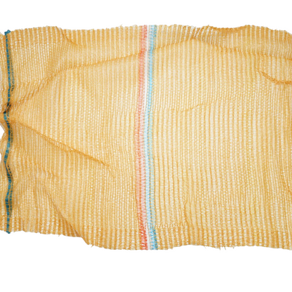 Raschel típusú hálós zacskó 500x800mm zöldségekhez 40Kg sárga
