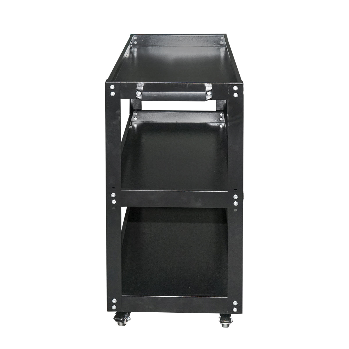 Kerekeken guruló fém kocsi fogantyúval 750x700x360mm