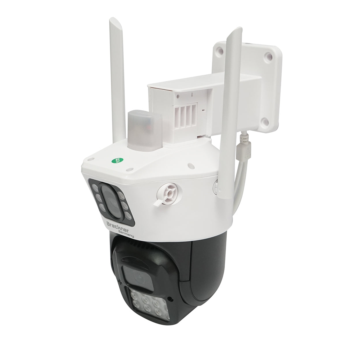 6 MP-os kettős lencsés megfigyelő kamera, WIFI P2P, 360 PTZ forgatás mozgásérzékelővel, sziréna, emberfelismerés, Google Assistant és iCSee alkalmazás