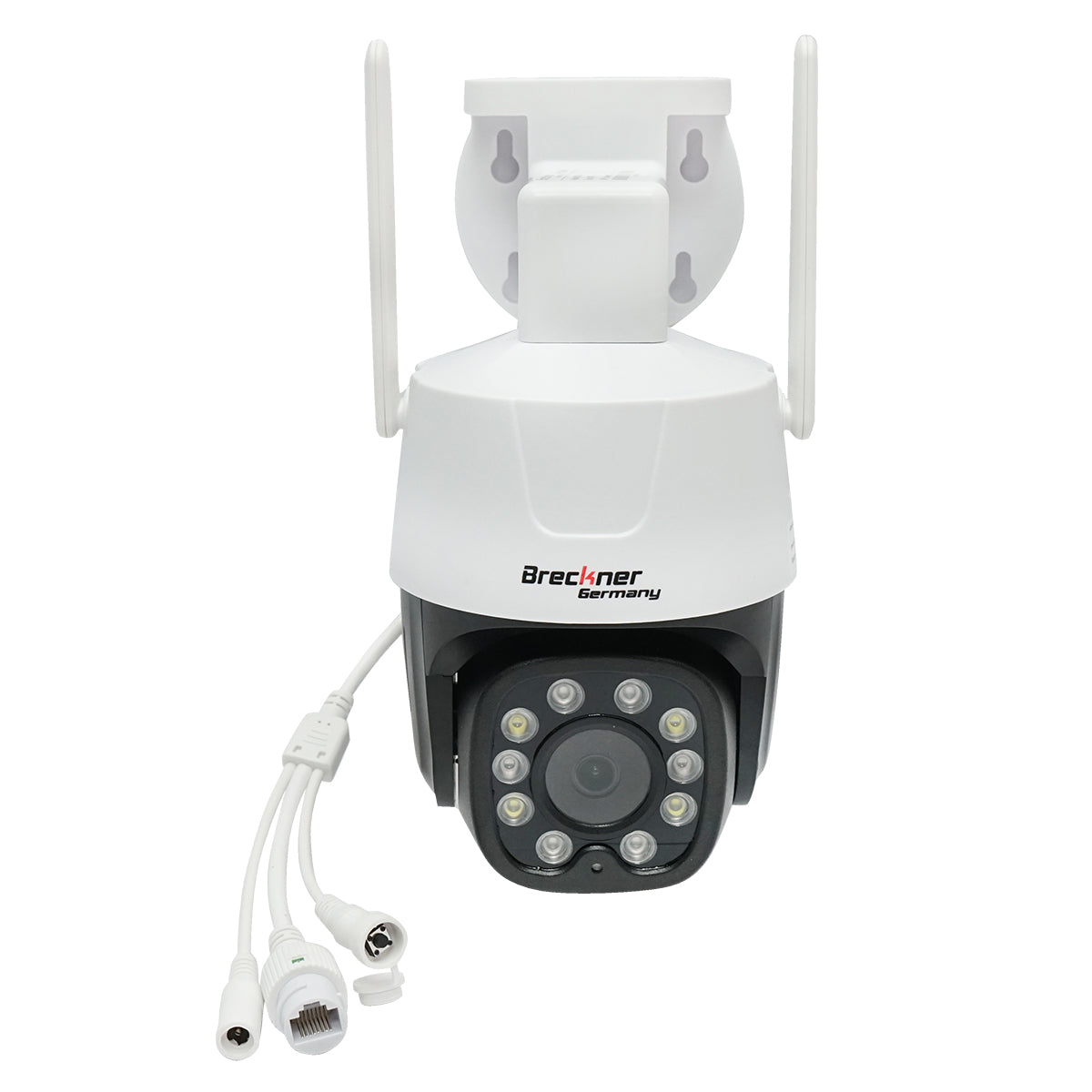 WIFI beltéri/kültéri megfigyelő kamera 5MP ultra HD, PTZ, mozgásérzékelő, forgatható, 90 fok, 12V DC IP66 Breckner Germany