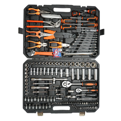 Csavarkulcs, csavarkulcs, kulcs, csavarkulcs, bit, torx szerszámokkal 160 db Breckner Germany