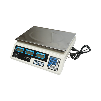 Elektronikus mérleg LCD kijelzővel max 40 kg 4V-os akkumulátorral Breckner Germany