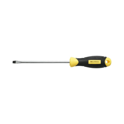 6x150 mm-es egyenes csavarhúzó professzionális mágneses hegygel Cr-V Crownman