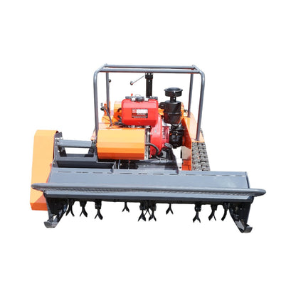 Távirányítós lánctalpas fűnyíró, 12.5LE diesel motor, 499cc, 1200mm vágásszélesség THOR