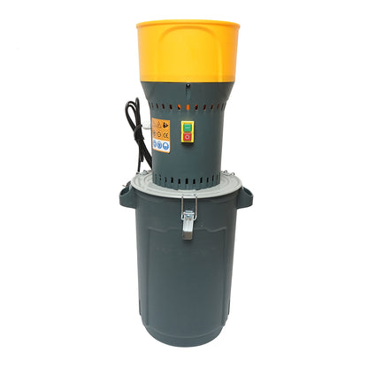 Elektromos gabonamalom, termény darálógép 1 KW, 220V, 25L tartály, 19000 r/min, kapacitás 240 kg/h, 5 szitát tartalmaz.