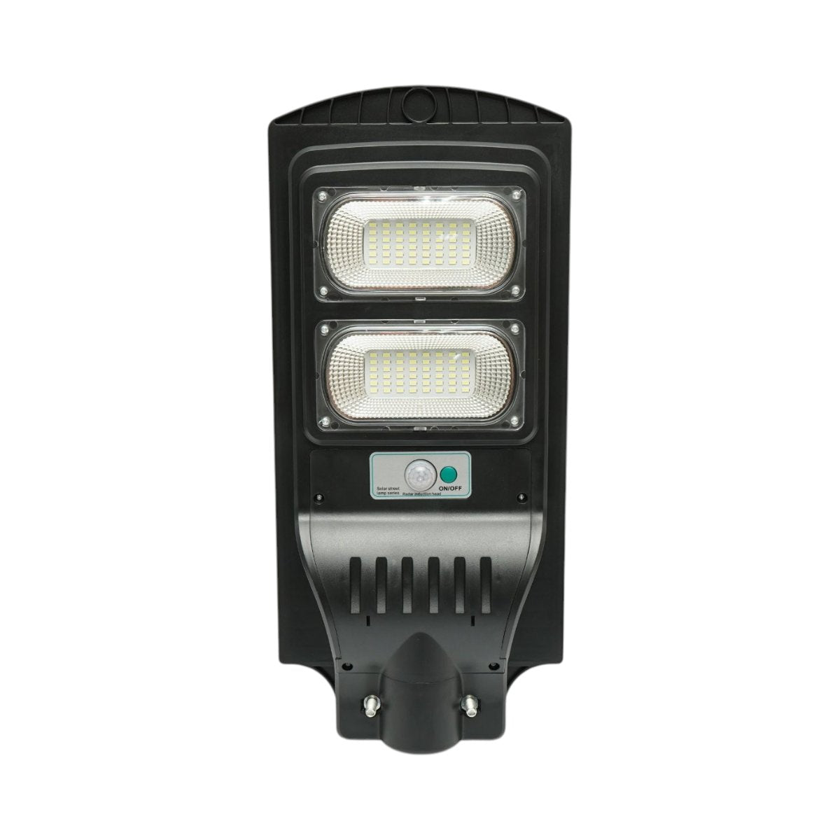 Napelemes LED közvilágítási lámpa 100W 12W-os napelem panellel, 8000mAh akkumulátor, mozgásérzékelő, távirányító, oszlopra szerelhető IP65 Breckner Germany