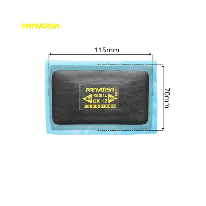 Radiális gumiabroncs vulkanizációs javítófoltok 70x115mm CX-12 Panversa