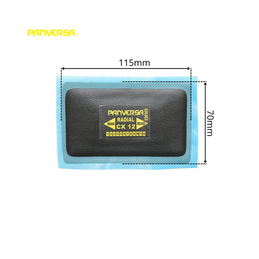 Radiális gumiabroncs vulkanizációs javítófoltok 70x115mm CX-12 Panversa