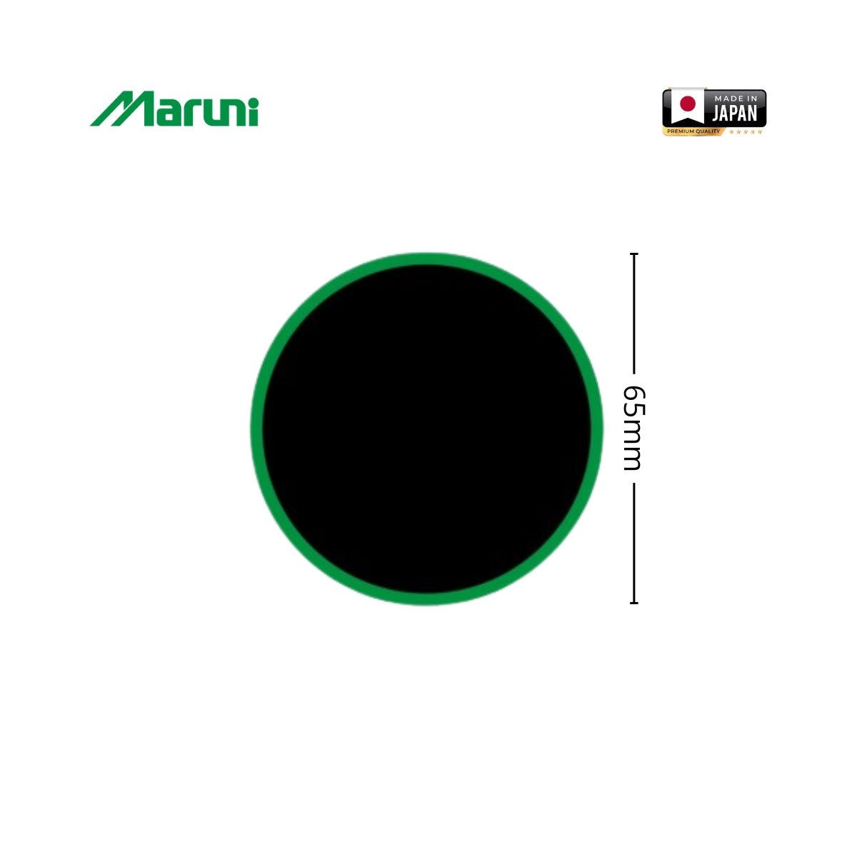 Kerek vulkanizáló foltok 65mm MU-01 belső csövekhez Maruni made in Japan
