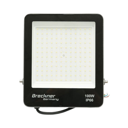 LED reflektor 100W, 220V, 6500K, 9000lm Flood típus 235x200x30mm IP66 Breckner Germany