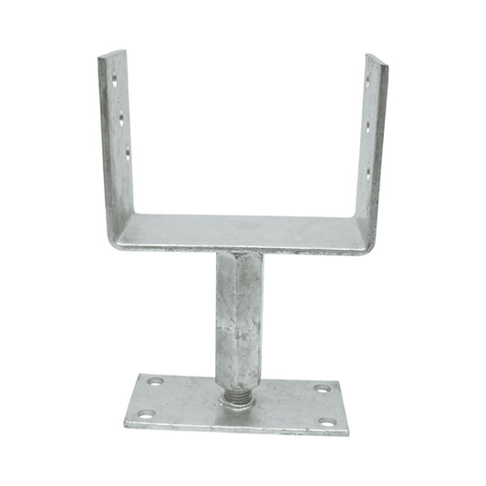 Állítható alap 150x70x115mm, vastagság 4.5mm, horganyzott acélból