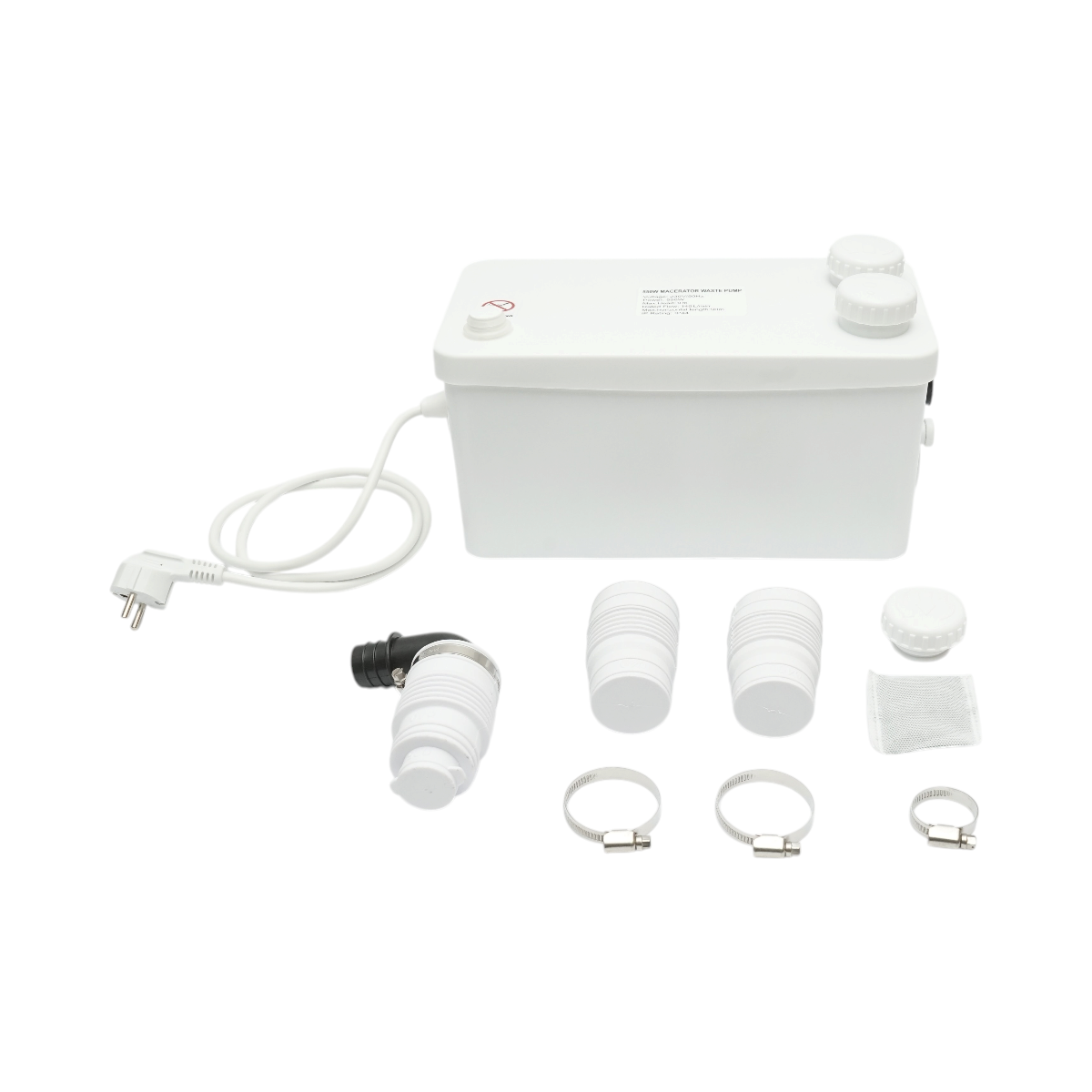 Pompa macerator ape uzate 550W, 220V, debit 8400 L/h, inaltime pompare 9m, orizontal 90m IP44