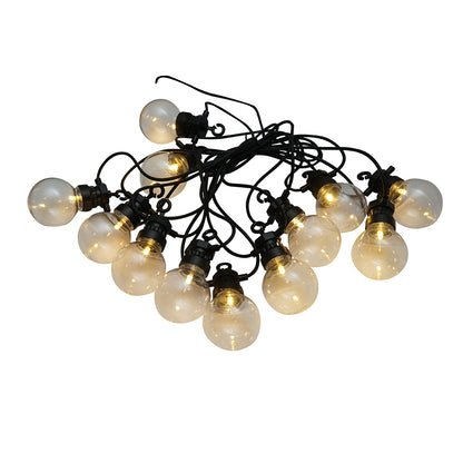 Kültéri LED világítási rendszer 12 aljzat, kábel 6m, 220V IP44 Breckner Germany