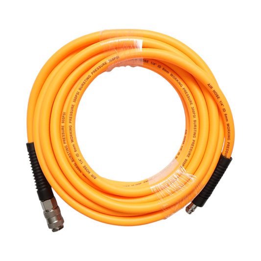Breckner Germany Professzionális 10m PVC kompresszoros légtömlő univerzális gyorscsatlakozóval