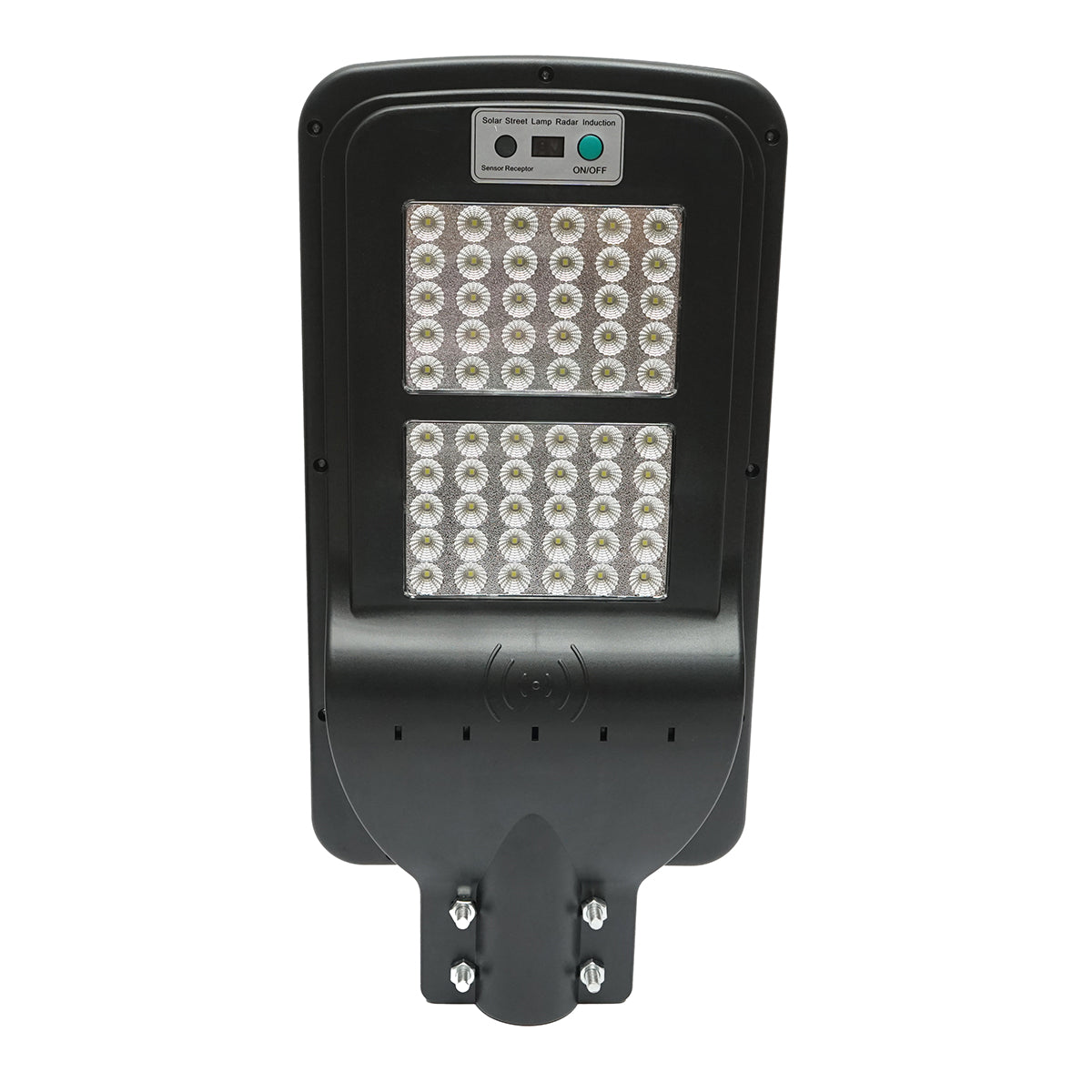 Napelemes LED utcai lámpa 60W, 6500K napelemmel, mozgásérzékelővel és IP65 oszlopra szerelhető Breckner Germany