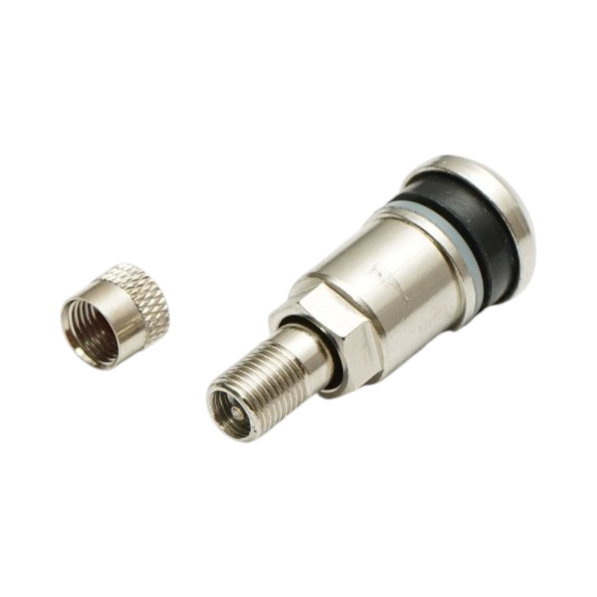 Tubeless kerék szelep 45mm sárgaréz TR413 kromozott MS525AL