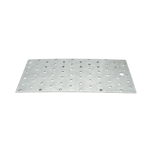 Perforált lemez 120x240mm, vastagság 2mm, horganyzott acél
