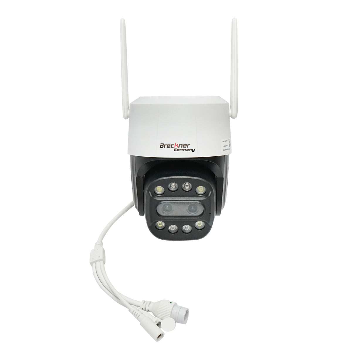 WIFI beltéri/kültéri megfigyelő kamera 4M ultra HD, PTZ, mozgásérzékelő, forgatható, 90 fok, 220V IP66 Breckner Germany