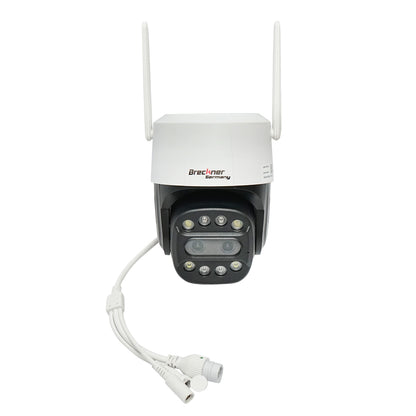 WIFI beltéri/kültéri megfigyelő kamera 4M ultra HD, PTZ, mozgásérzékelő, forgatható, 90 fok, 220V IP66 Breckner Germany