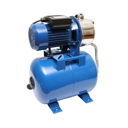 Víznyomásfokozó, hidrofor, 550W 220V, áramlás 40L/min, H42m, tartály 24L, fordulatszám 2860 r/min AUTOJS80 Breckner Germany