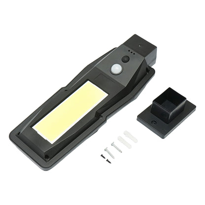 186lm LED-es napelemes lámpa 1,3W/5,5V-os napelemmel, 3,7V/2,4 Ah akkumulátorral és IP54-es mozgásérzékelővel Breckner Germany