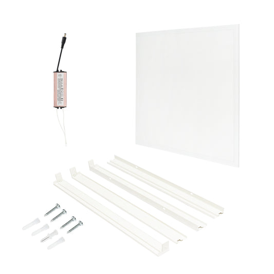 LED panel kerettel 220V/40W 3200lm/6400K 600x600mm 600mA meghajtóval Breckner Germany