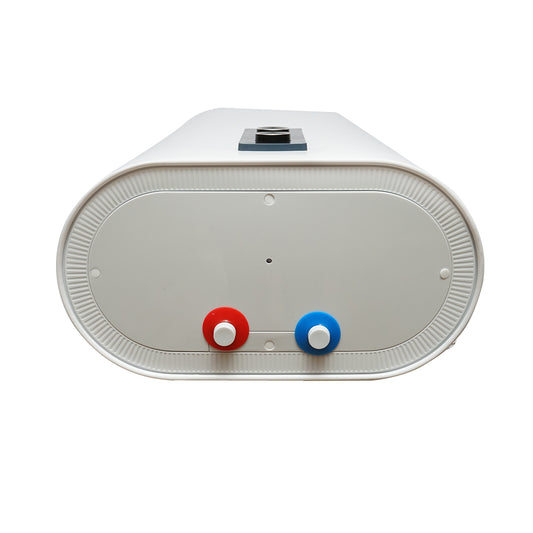 Lapos villanybojler 80L, 2000W, IPX4, 940x530x290mm, függőleges beépítéssel, használati melegvízhez Breckner Germany