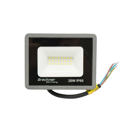 LED reflektor 20W, 100-265V, 6500K, 2000lm Flood típus 115x90x25mm IP66 Breckner Germany