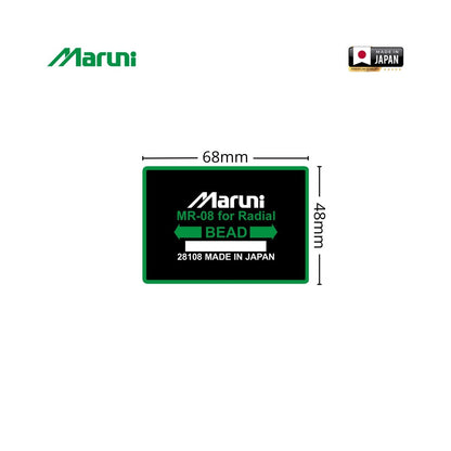 Radiális gumiabroncs vulkanizációs javítófoltok 48x68 mm MR-08 Barna, gyártó: Japán