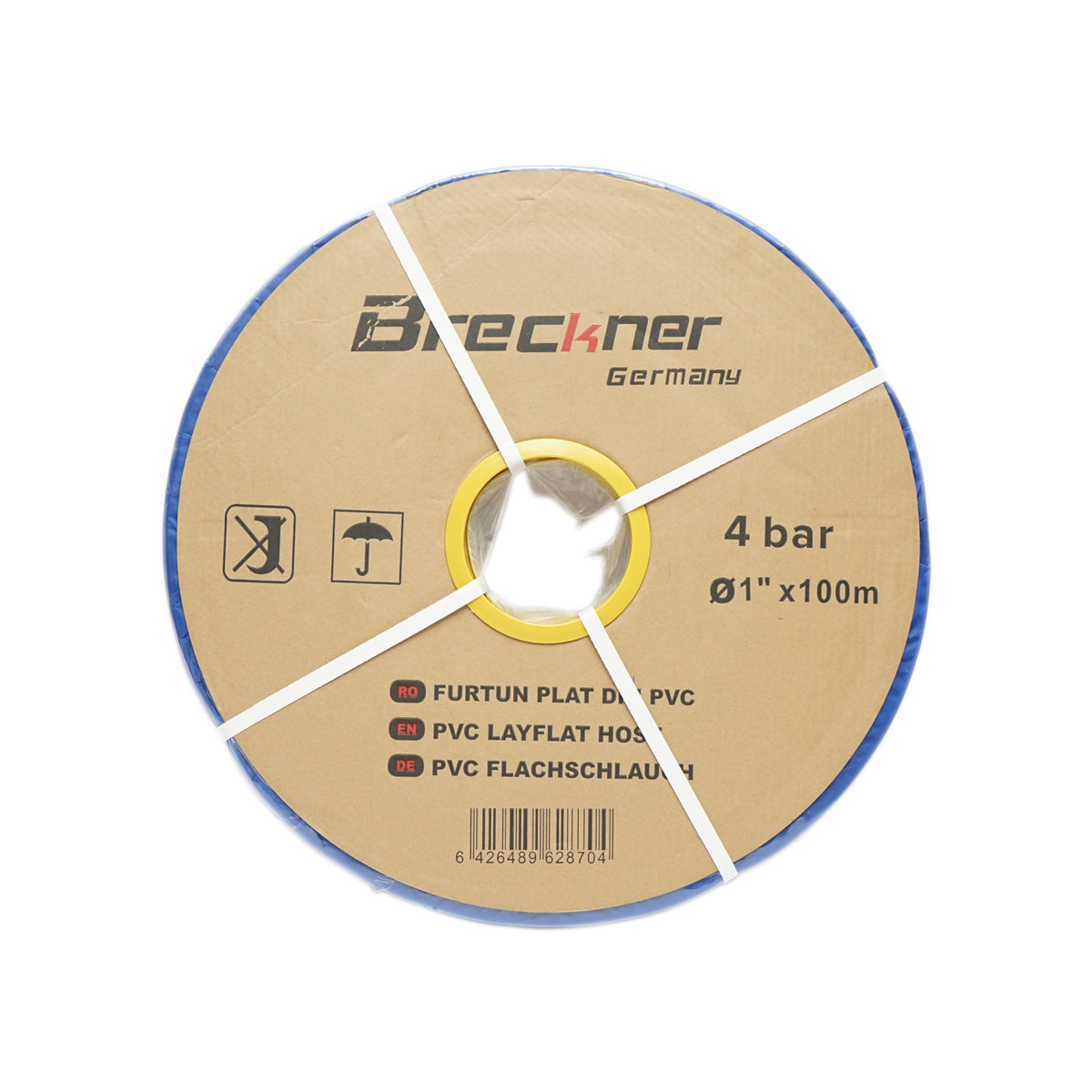 PVC lapos locsolótömlő 1 db 100m hosszú, PN4 Breckner Germany