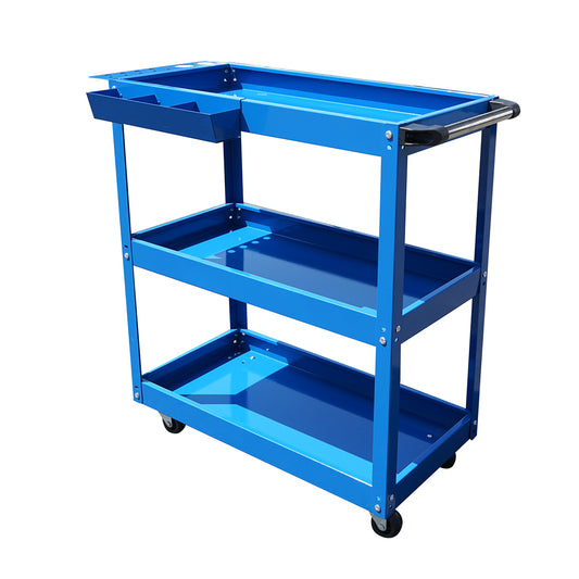 Kerekes fém kocsi 3 polccal a szerszámok számára 660x360x730mm