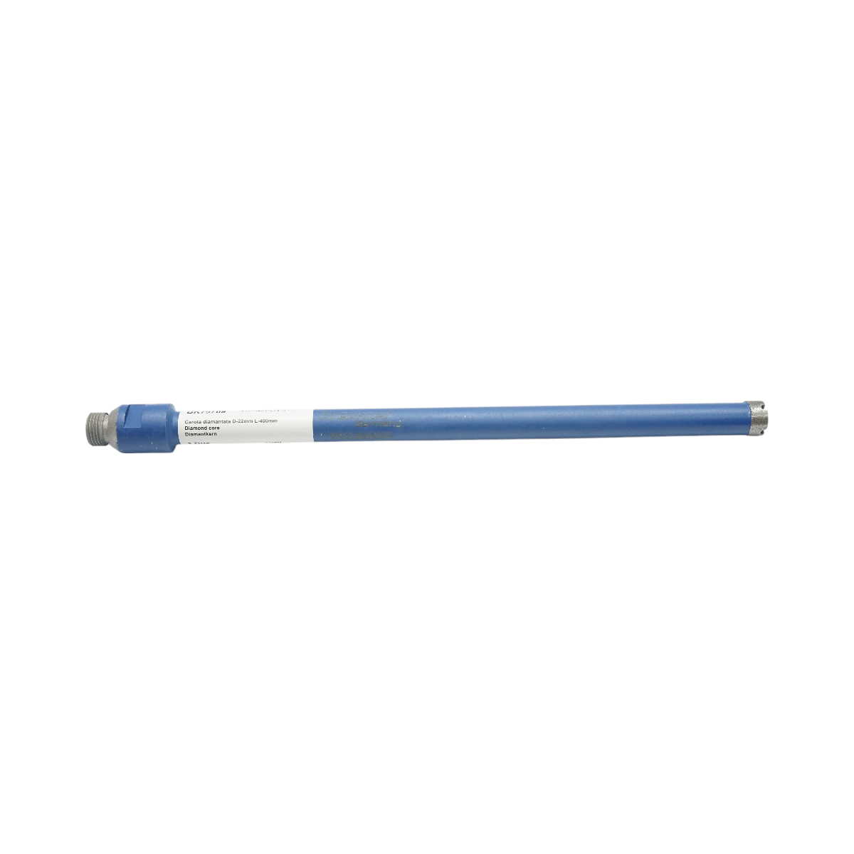 Gyémántmag 22x400mm, 1/2 GAS külső menet, nedves fúrás betonhoz, téglához Breckner Germany