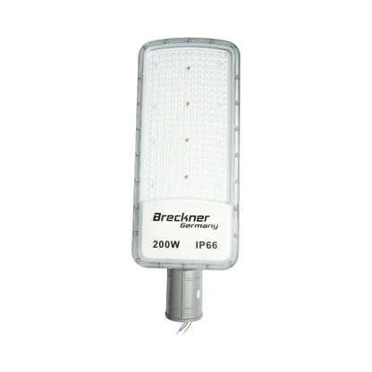 LED közúti világítás lámpa 200W, 100-265V, 6500K, 22000lm oszlopra szerelhető 540x200x25mm IP66 Breckner Germany