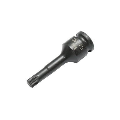 Ütőcsavarkulcs spline M8, 60 mm, négyzet 3/8 Cr-Mo