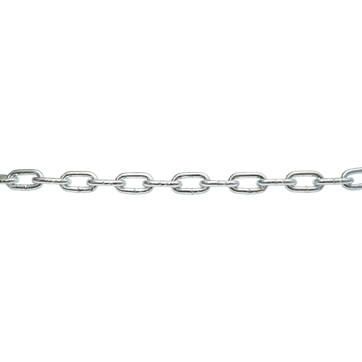 Galvanizált lánc 4.7x19x17mm DIN5685A 30m/tekercs műanyag dob