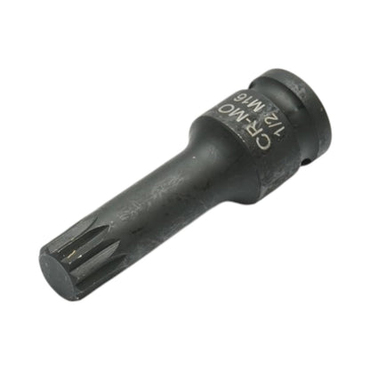 Breckner Germany M16 Spline ütő bitdugókulcs 78mm, 1/2 inch négyzet Cr-Mo