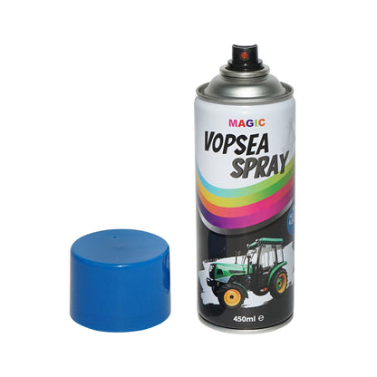 Professzionális New Holland kék autófesték spray, gyorsan száradó 450ml MAGIC