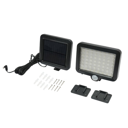 Napelemes LED lámpa 250lm 1W 6V-os napelemmel, 1500mAh akkumulátorral és IP44 mozgásérzékelővel Breckner Germany