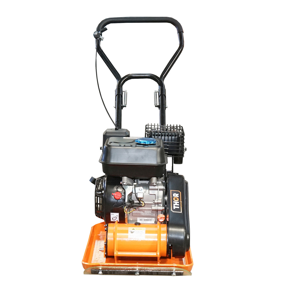 C60-A lemeztömörítő 510x370mm-es munkafelülettel, standard euro 5 motorral, 78CC/6.5CP, 5900 fordulat/perc 58Kg Thor