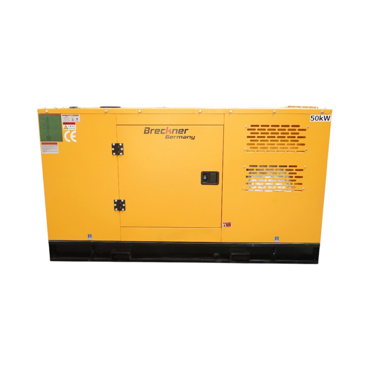 Háromfázisú hangszigetelt elektromos generátor 50KVA, 230/400V, Ricardo 56kW ZH4105ZD Breckner Germany dízelmotor