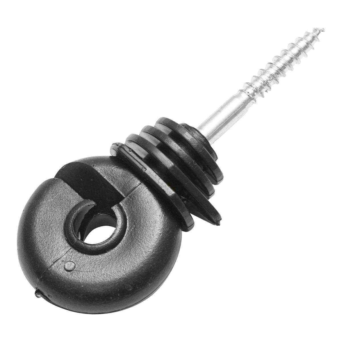 Kompakt szigetelő fekete fekete fekete 5.6mm 87x37mm elektromos kerítés Breckner Germany
