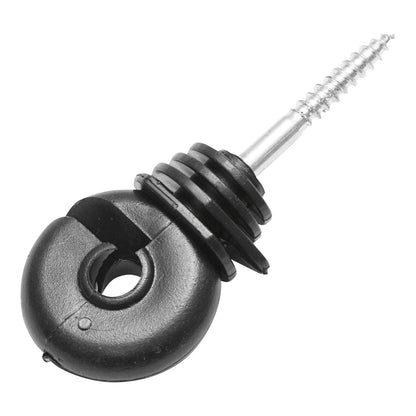 Kompakt szigetelő fekete fekete fekete 5.6mm 87x37mm elektromos kerítés Breckner Germany