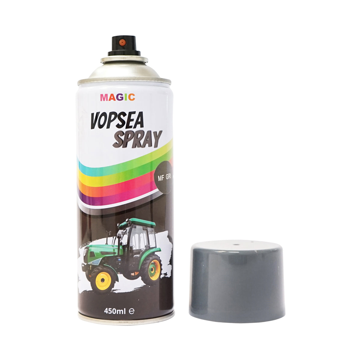 Professzionális szürke autófesték spray gyorsan száradó 450ml MAGIC fémre, műanyagra, fára, üvegszállra
