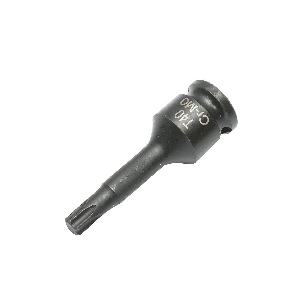 T40 torx ütőcsavarkulcs, 60 mm, 3/8 négyzetes Cr-Mo