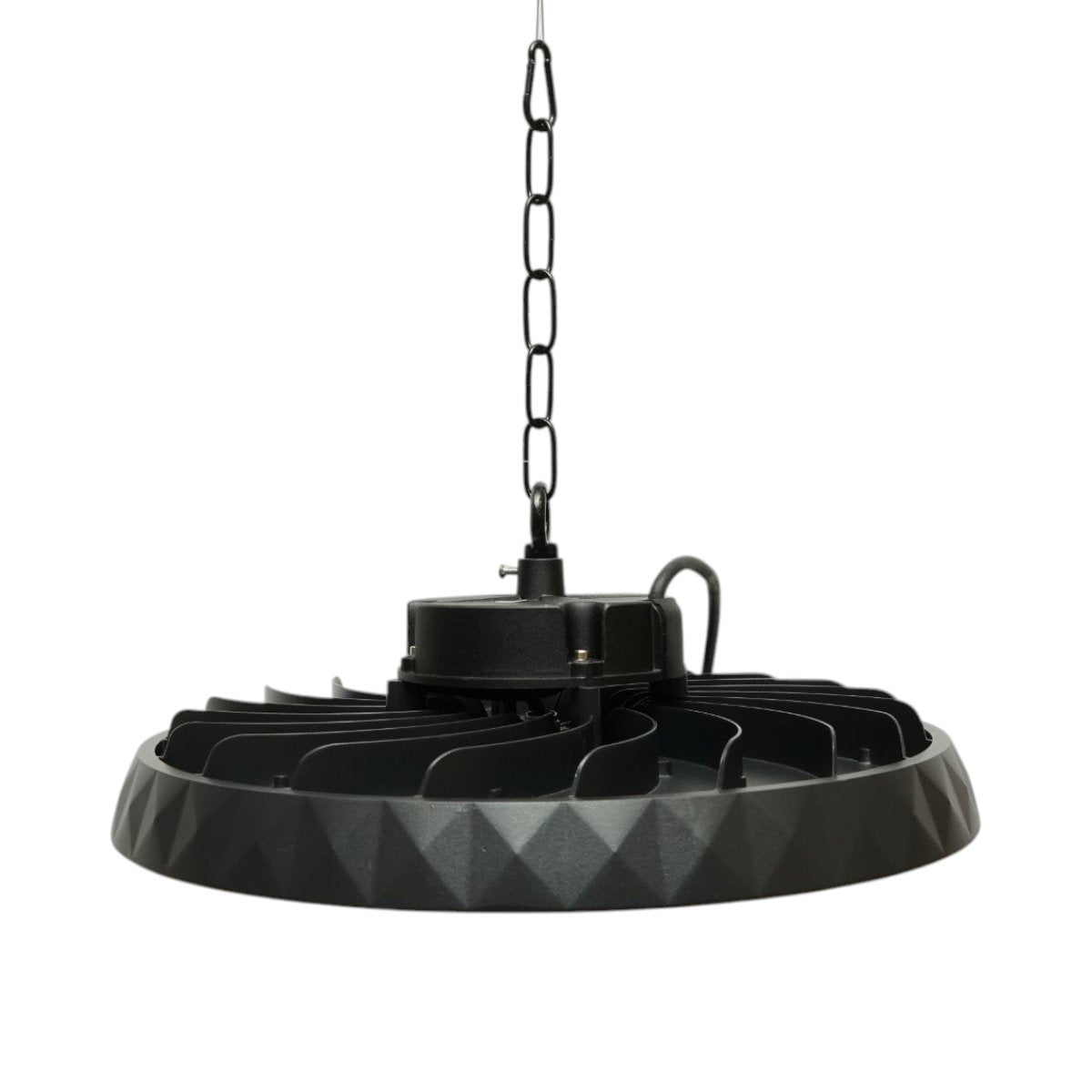 Ipari LED UFO High-Bay lámpa 200W, 100-265V, 6500K, 40000lm csarnokokhoz, raktárakhoz 375x50mm IP65 Breckner Germany