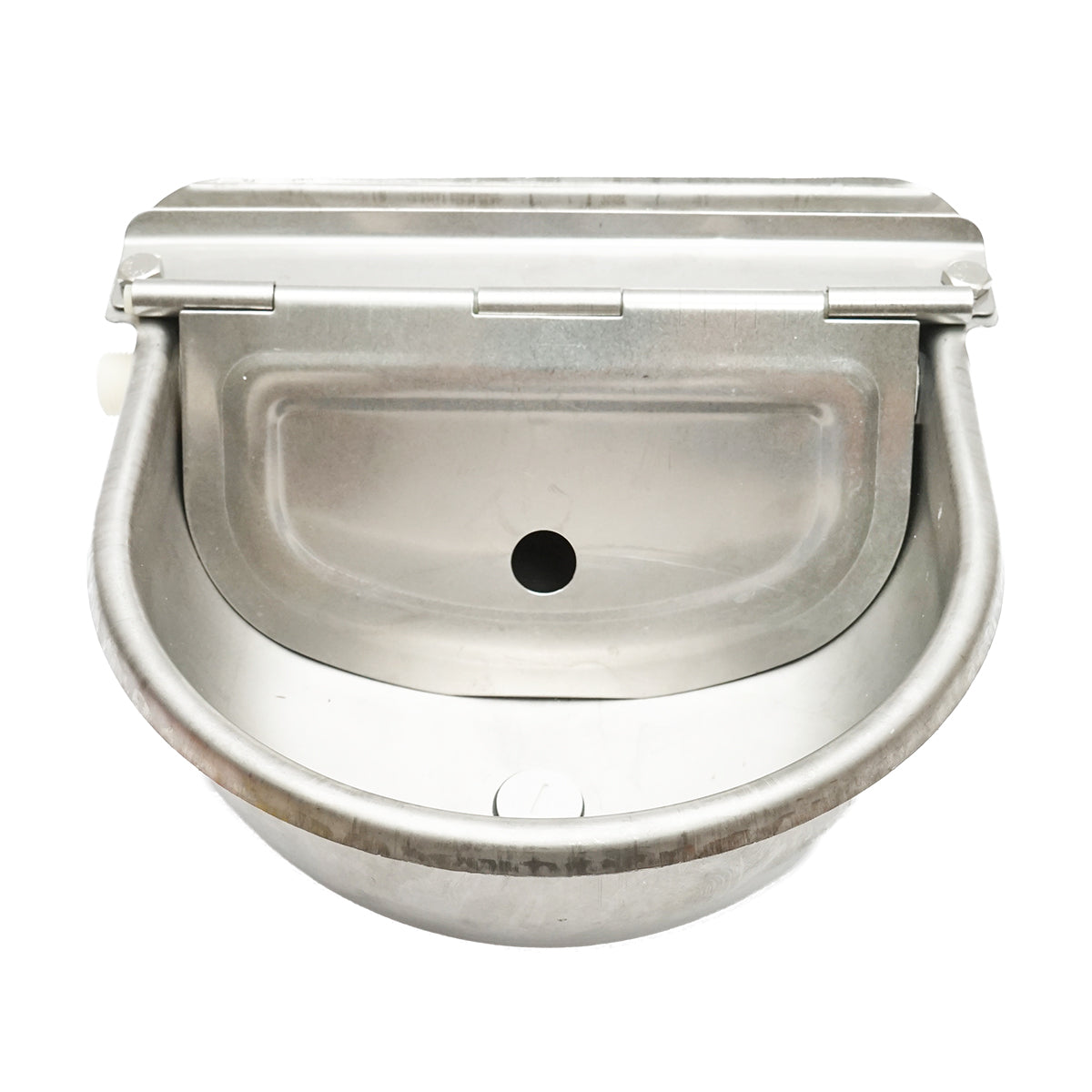 Breckner Germany rozsdamentes acél birka itató állandó szintszabályozóval 2.5L 250x240x100mm és 750mm tömlőmenettel 1/2 Breckner Germany