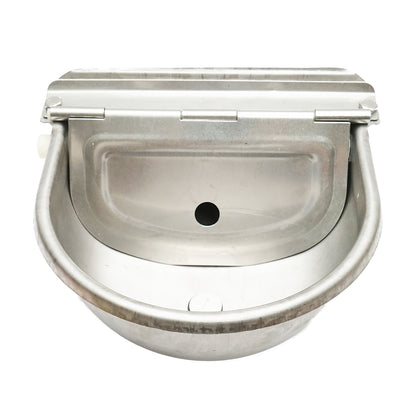 Breckner Germany rozsdamentes acél birka itató állandó szintszabályozóval 2.5L 250x240x100mm és 750mm tömlőmenettel 1/2 Breckner Germany
