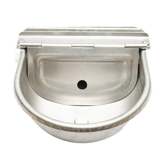 Breckner Germany rozsdamentes acél birka itató állandó szintszabályozóval 2.5L 250x240x100mm és 750mm tömlőmenettel 1/2 Breckner Germany