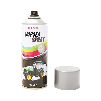 Autófesték spray szürke Case Claas Deutz Deutz 9104 alumínium szürke 450ml MAGIC